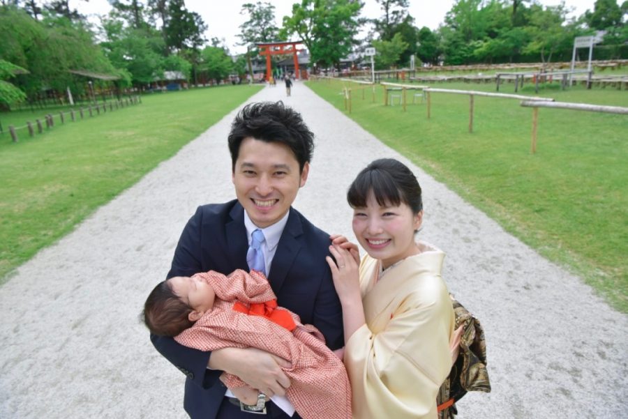 上賀茂神社のお宮参り写真