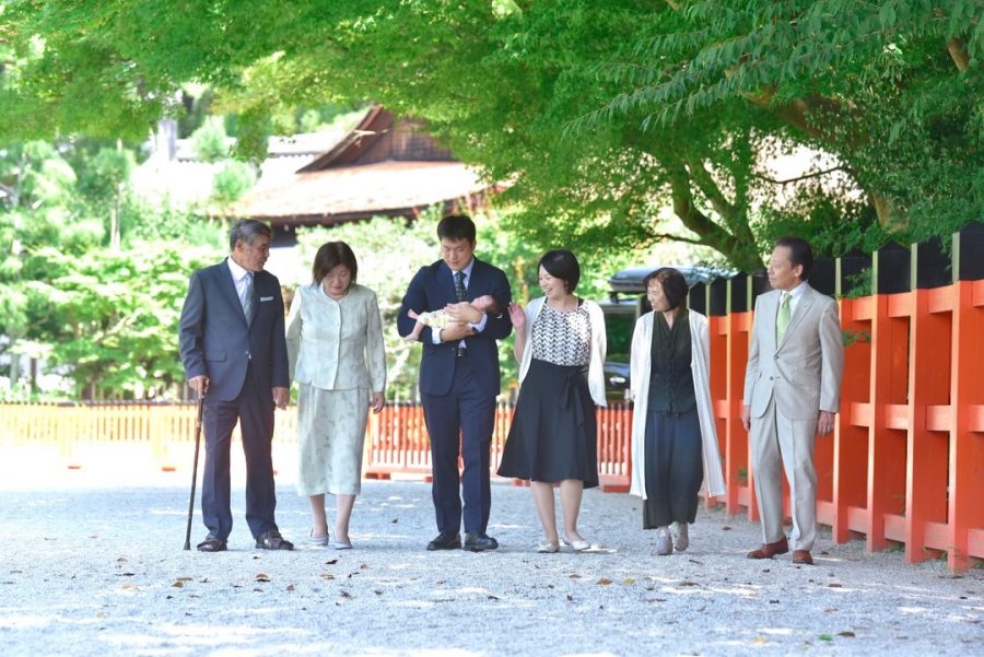 上賀茂神社でのお宮参り