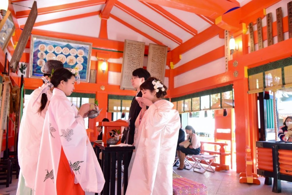 熊野速玉大社の結婚式の写真