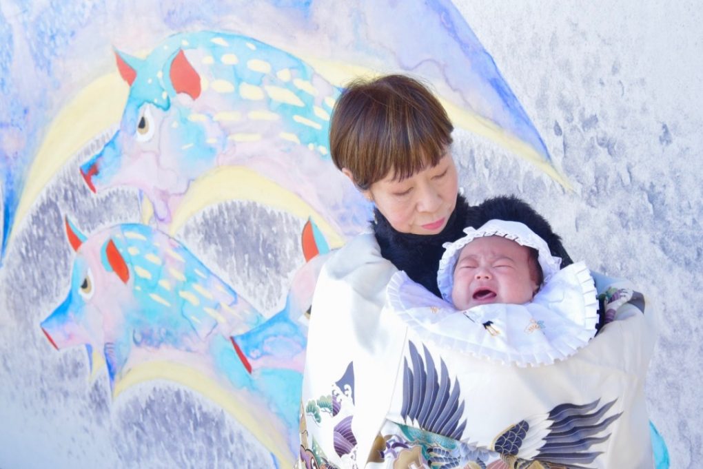 奈良県橿原市の橿原神宮でのお宮参り写真