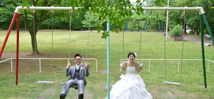 ドレスの前撮りロケーションフォト