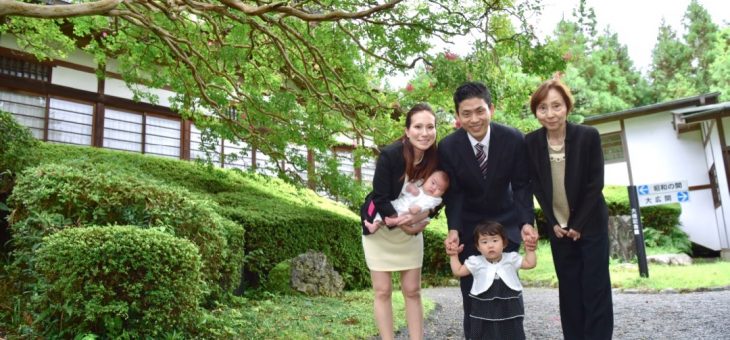 大神神社でのお宮参りは2年ぶりの再会となったご家族と赤ちゃんと！